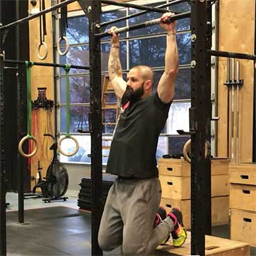 Pull-ups de peso corporal parcial