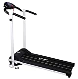 Cinta de correr plegable motorizada de Olympic Unisex, rojo / negro, 125 lx 61 wx 135 h centímetros