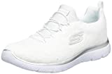 Skechers Summits Leopard Spot, Scarpe da Ginnastica Donna, White Silver Besatz WSL, 39 EU