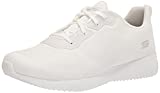 Skechers Bobs Squad Tough Talk, Scarpe Donna, White Engineered Knit, 39 EU