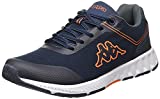 Kappa Faster, zapatillas deportivas para hombre, azul marino naranja, 40 EU