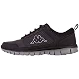 Kappa Tumelo Unisex Zapatillas de jogging de carretera unisex - Adulto, Negro (Black / Grey), 40 EU