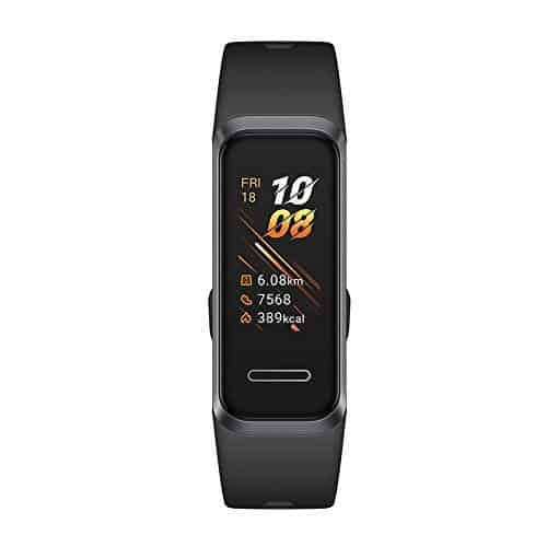 Rastreador de actividad física HUAWEI Band 4, pantalla TFT de 0,96 colores "Monitoreo continuo 24/7 con TruSeenTM 3.5, monitoreo científico del sueño, resistente al agua hasta 5 ATM, negro grafito