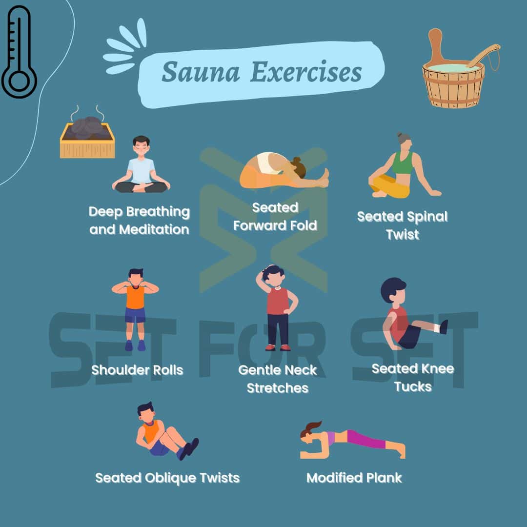 ejercicios de sauna